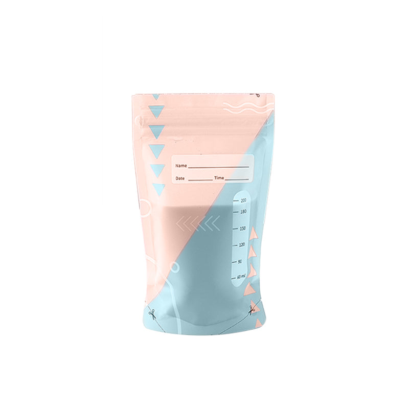 Brontix 10 Breast Milk Storage Bags | Leakproof, BPA-Free | 200ml Capacity