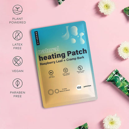 Brontix Natural Heating Patch for Menstrual Cramps | 100% Plant-Based Relief