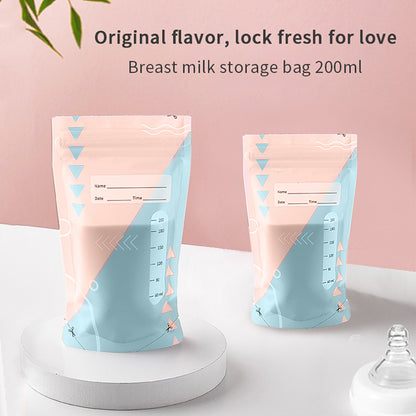 Brontix Breast Milk Storage Bags | Leakproof, BPA-Free | 200ml Capacity