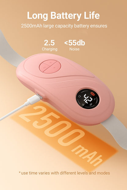 BRONTIX Period Cramp Relief Massager for Women Massage Modes Electric Periods Cramp Massager Perfect Gifts for Woman(Pink)