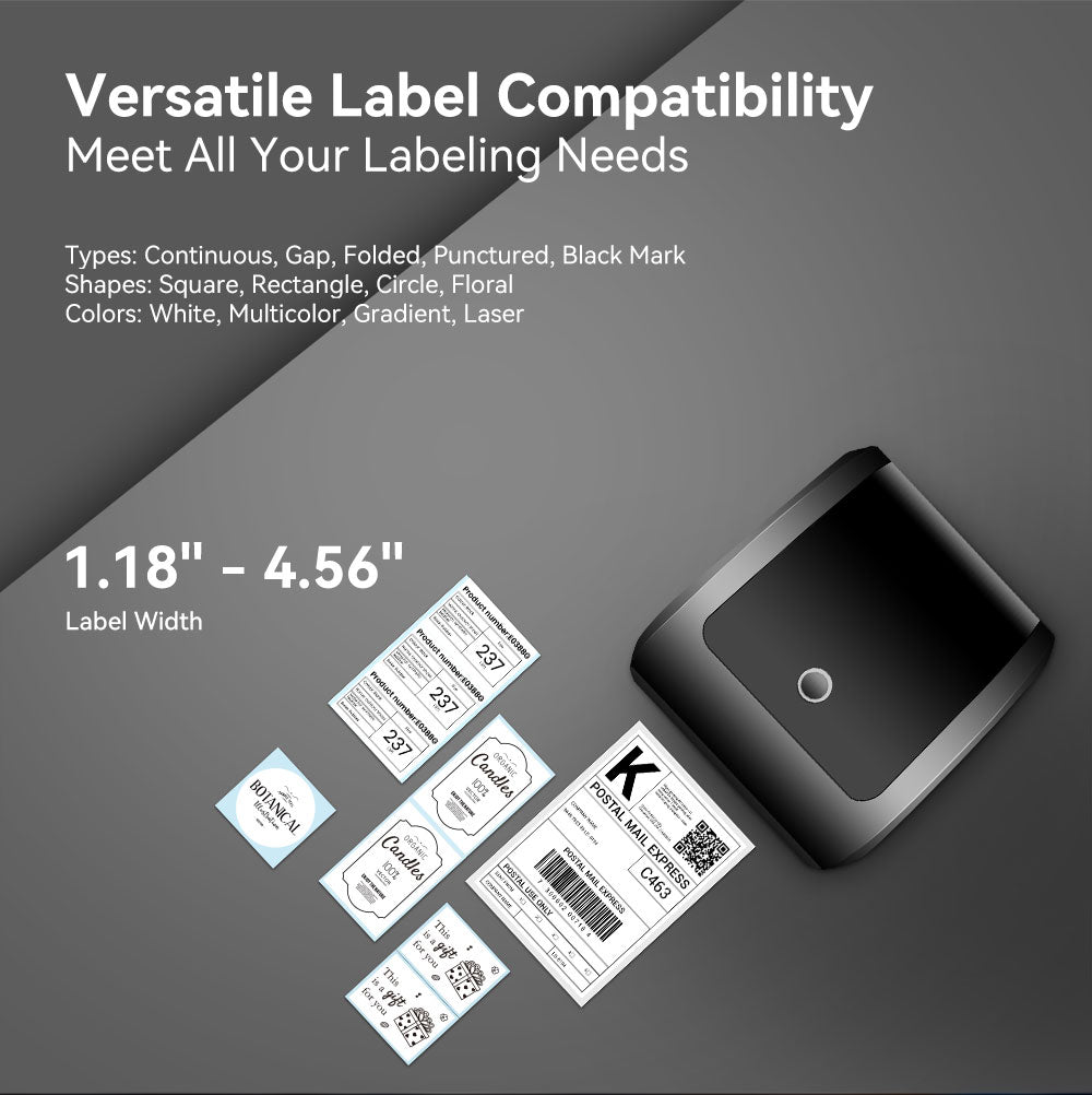 BRONTIX Thermal Printer 4x6 inch Label | Adjustable Label Printer Machine | 203 DPI | Barcode Printer Machine with 152mm/s Printing Speed