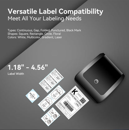 BRONTIX Thermal Printer 4x6 inch Label | Adjustable Label Printer Machine | 203 DPI | Barcode Printer Machine with 152mm/s Printing Speed