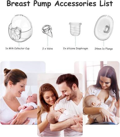 Brontix Flange Set compatible with S1 Model Breastfeeding Pump (Without Motor)