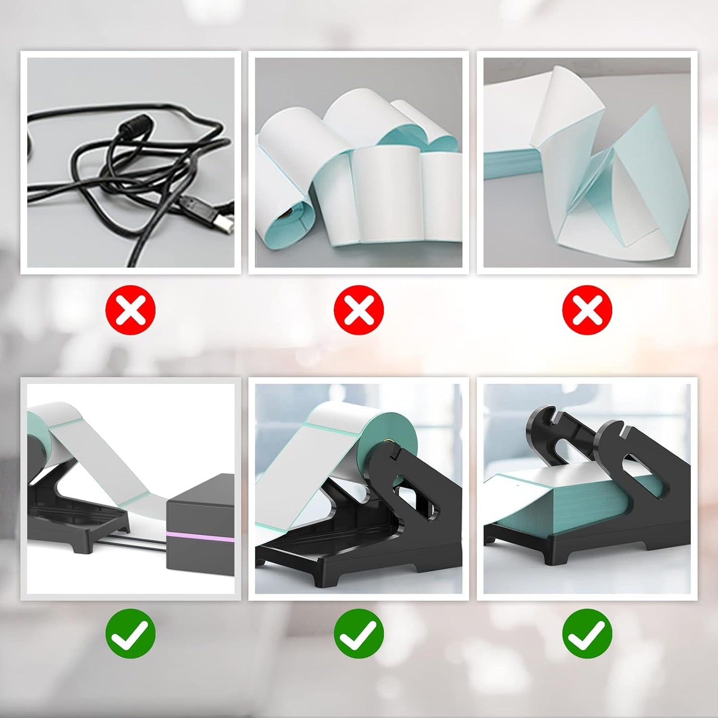 Brontix Thermal Printer roll stand