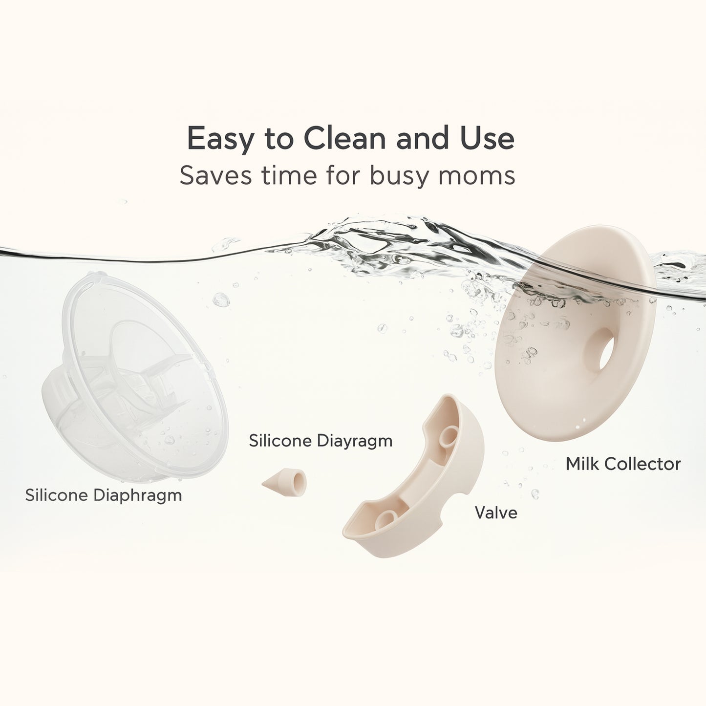 BRONTIX S1 Wearable Breast Pump Electrical | Hands Free Electric Breastfeeding Pump | 4 Modes & 9 Speed Levels | Electric Breast Pump for Feeding Mothers | Automatic