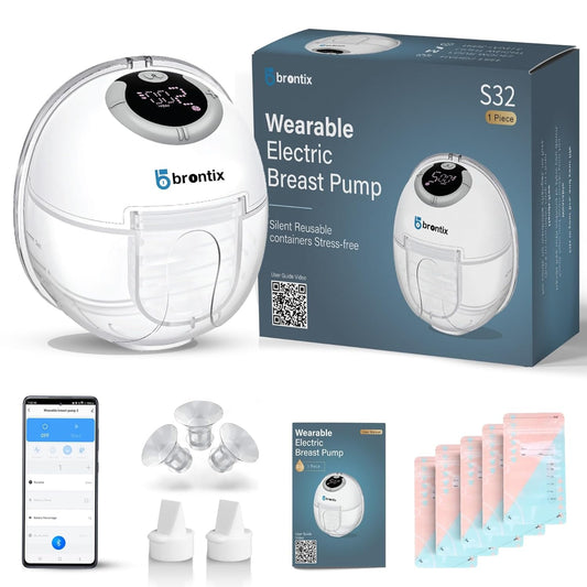 BRONTIX S32 Electric Wearable Breast Pump for Comfortable Pumping