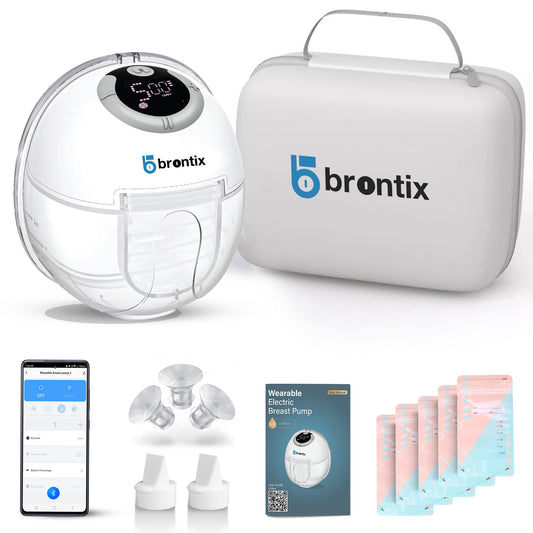 BRONTIX S32 Wearable Electric Breast Pump with Case