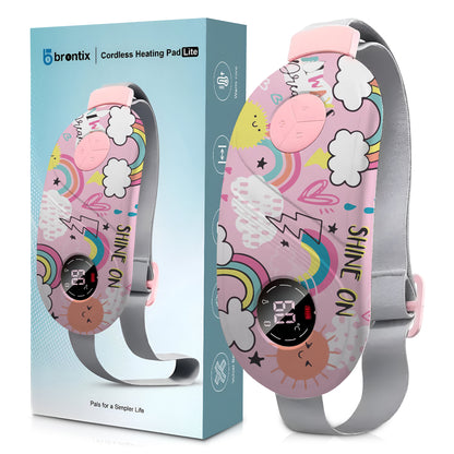BRONTIX Period Cramp Relief Massager for Women Massage Modes Electric Periods Cramp Massager Perfect Gifts for Woman(Love cloud)