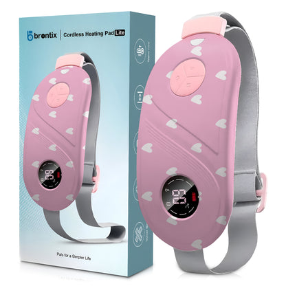 BRONTIX Period Cramp Relief Massager for Women Massage Modes Electric Periods Cramp Massager Perfect Gifts for Woman(Candy Hearts)