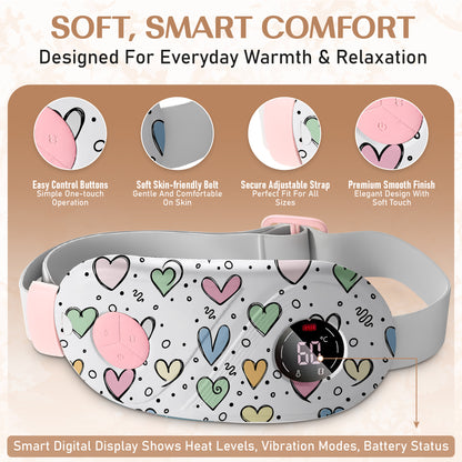 BRONTIX Period Cramp Relief Massager for Women Massage Modes Electric Periods Cramp Massager Perfect Gifts for Woman(Magic skies)
